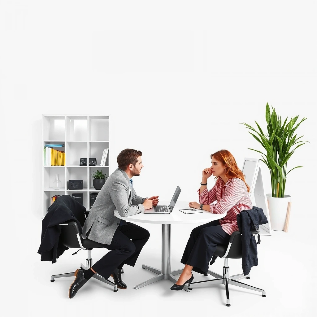 Strategische Besprechung im modernen Büro